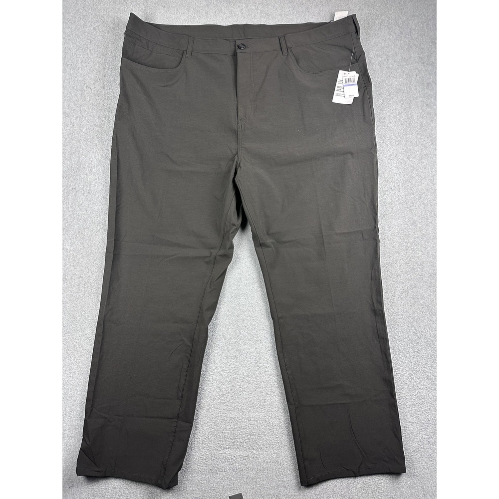 Callaway Pants Mens 48x30 Black Heather Stretch Golf 5 Pocket Lightweight NWT